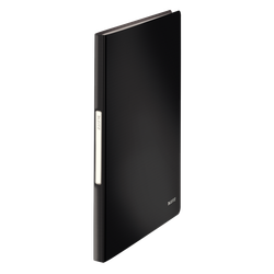 Carpeta de fundas Solid. PP. 40 fundas. DIN A4, negro
