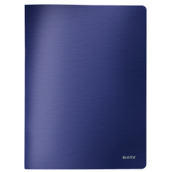 Carpeta de fundas Style. PP. 20 fundas. DIN A4, azul titán