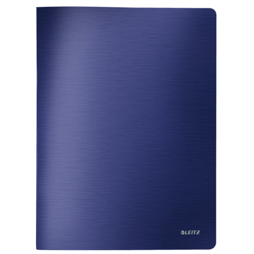 Carpeta de fundas Style. PP. 20 fundas. DIN A4, azul titán