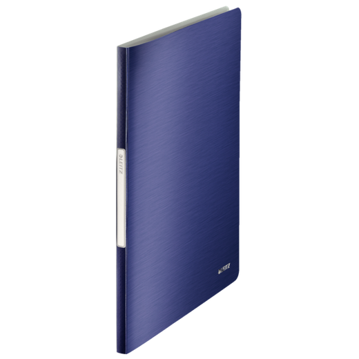 Carpeta de fundas Style. PP. 40 fundas. DIN A4, azul titán