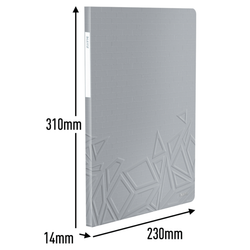 Carpeta de fundas Urban Chic. PP. 20 fundas. DIN A4, gris