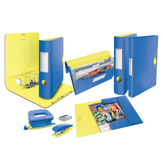 Carpeta de fundas Urban Chic. PP. 80 fundas. DIN A4, azul