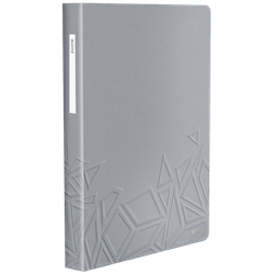 Carpeta de fundas Urban Chic. PP. 80 fundas. DIN A4, gris