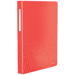 Carpeta de fundas Urban Chic. PP. 80 fundas. DIN A4, rojo