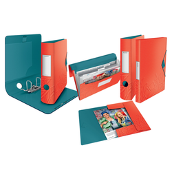 Carpeta de fundas Urban Chic. PP. 80 fundas. DIN A4, rojo