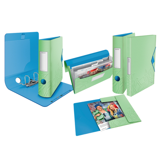 Carpeta de fundas Urban Chic. PP. 80 fundas. DIN A4, verde