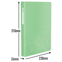Carpeta de fundas Urban Chic. PP. 80 fundas. DIN A4, verde