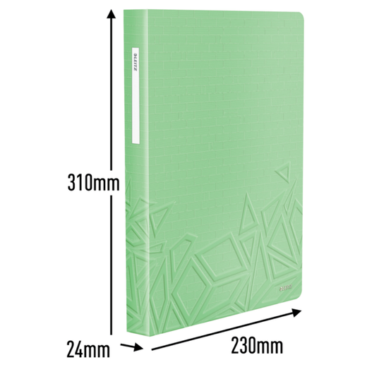 Carpeta de fundas Urban Chic. PP. 80 fundas. DIN A4, verde