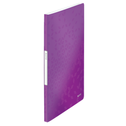 Carpeta de fundas WOW. PP. 20 fundas. DIN A4, violeta