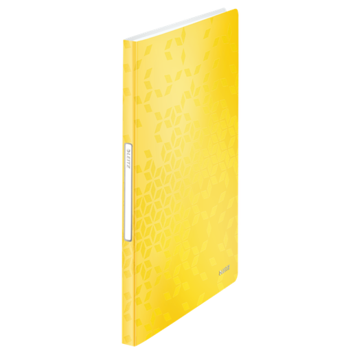 Carpeta de fundas WOW. PP. 40 fundas. DIN A4, amarillo