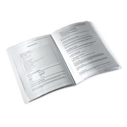 Carpeta de fundas WOW. PP. 40 fundas. DIN A4, negro