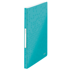 Carpeta de fundas WOW. PP. 40 fundas. DIN A4, turquesa