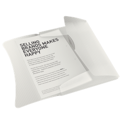 Carpeta de gomas Esselte Vivida. PP. Con 3 solapas. DIN A4, blanco Vivida