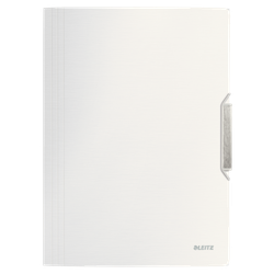 Carpeta de gomas Style PP. 3 solapas DIN A4, blanco ártico