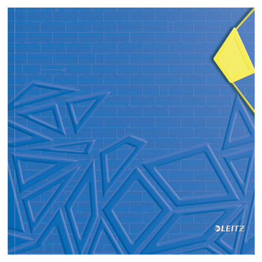 Carpeta de gomas Urban Chic. PP. 3 solapas. DIN A4, azul