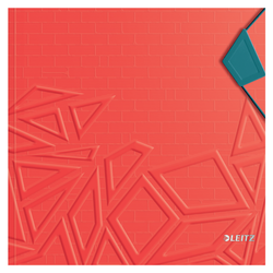 Carpeta de gomas Urban Chic. PP. 3 solapas. DIN A4, rojo