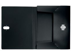 Carpeta de proyectos leitz recycle din A4 polipropileno lomo 38 mm negro