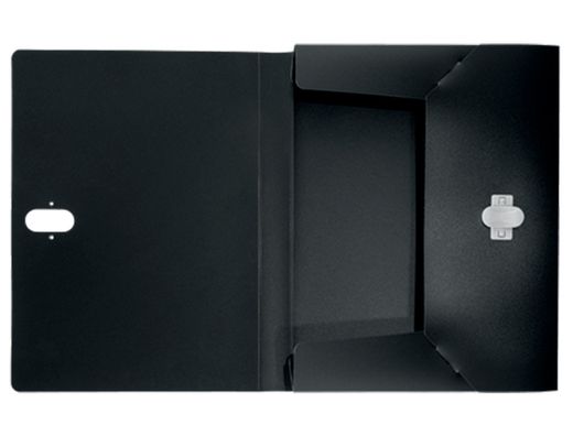 Carpeta de proyectos leitz recycle din A4 polipropileno lomo 38 mm negro