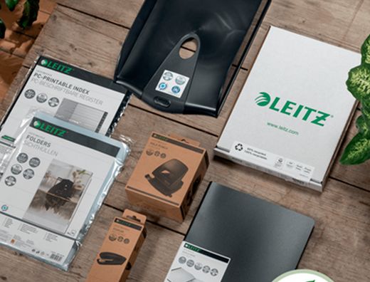 Carpeta de proyectos leitz recycle din A4 polipropileno lomo 38 mm negro