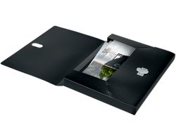 Carpeta de proyectos leitz recycle din A4 polipropileno lomo 38 mm negro