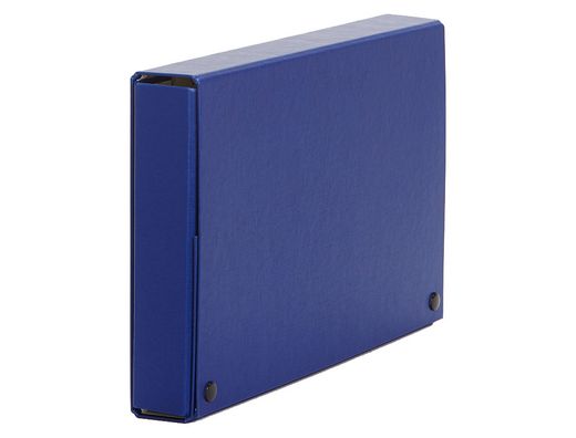 Carpeta de proyectos Pardo con broche 30 mm Azul