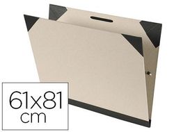 Carpeta dibujo canson brut 61x81 cm con gomas color kraftclaro