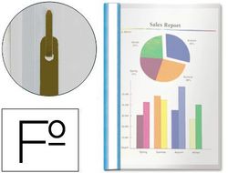 Carpeta Dossier Fastener Plastico Esselte Folio Azul
