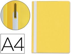 Carpeta Dossier Fastener Plastico Q-Connect Din A4 Amarilla