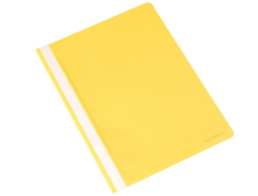 Carpeta Dossier Fastener Plastico Q-Connect Din A4 Amarilla