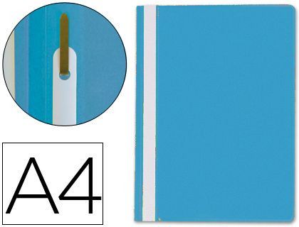 Carpeta Dossier Fastener Plastico Q-Connect Din A4 Azul
