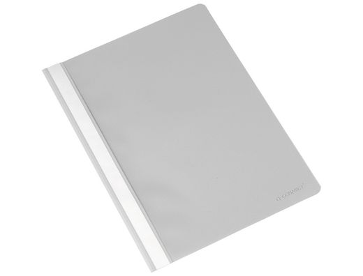 Carpeta Dossier Fastener Plastico Q-Connect Din A4 Gris