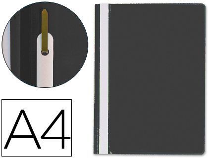 Carpeta Dossier Fastener Plastico Q-Connect Din A4 Negra