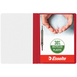 Dossiers Fastener Esselte (Caja de 50). PP. Mecanismo metálico. Mod. 132/1 de PP reciclado. Folio, burdeos