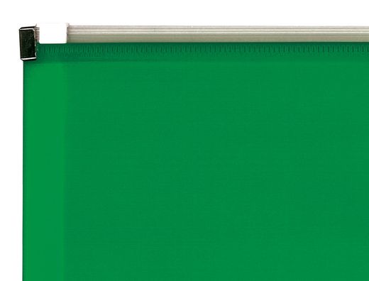 Carpeta dossier liderpapel a4 cierre de cremallera verde translucido