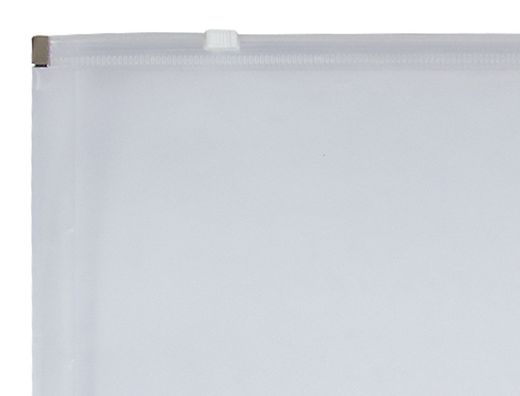 Carpeta dossier liderpapel a6 cierre de cremallera transparente
