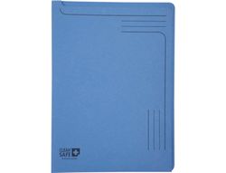Carpeta dossier uñero exacompta clean safe cartulina 400 gr DIN A4 azul paquete de 5 unidades