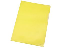 Carpeta Dossier Uñero Plastico Q-Connect Din A4 120 Micras Amarilla Caja de 100 Unidades