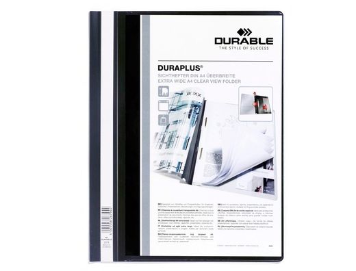 Carpeta Durable fástener Duraplus negra