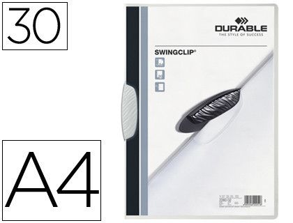 Carpeta Durable Swingclip A4 30 hojas verde