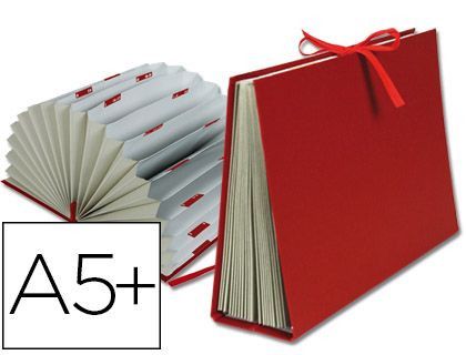 Carpeta Fuelle Liderpapel Cuarto Carton Forrado Negra