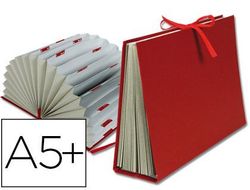 Carpeta Fuelle Liderpapel Cuarto Carton Forrado Negra