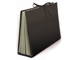 Carpeta Fuelle Liderpapel Folio Carton Forrado Negra
