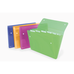 Carpeta fuelle Rexel ICE 6 compartimentos DIN A4, colores surtidos