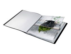 Carpeta leitz recycle escaparate din A4 20 fundas polipropileno negro