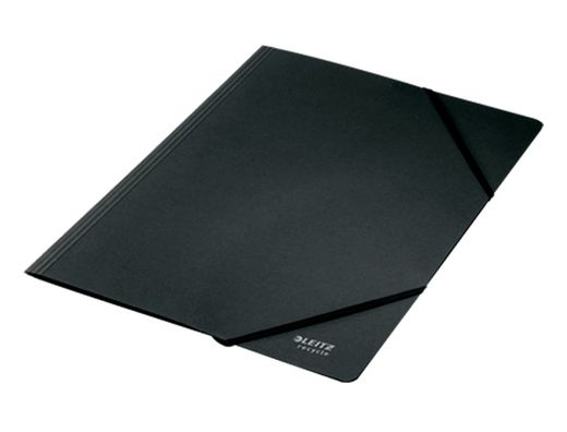 Carpeta leitz recycle gomas din A4 carton reciclabe 100% negro