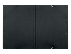 Carpeta leitz recycle gomas din A4 carton reciclabe 100% negro