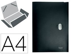 Carpeta leitz recycle gomas tres solapas din A4 polipropileno negro