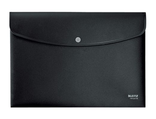 Carpeta leitz recycle portadocumentos broche din A4 polipropileno negro