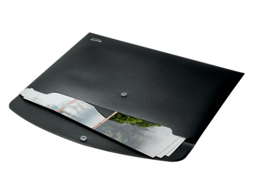 Carpeta leitz recycle portadocumentos broche din A4 polipropileno negro