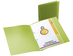 Carpeta Liderpapel 2 Anillas Redondas Mini 15 mm 49073 Polipropileno Din A4 Verde